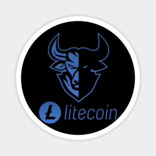 Litecoin ltc Crypto coin Crytopcurrency Magnet